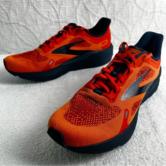 Brooks Launch 9 GTS Orange Running Shoes 1103871D854 Men 11D Guardrail NB Insole main image 9